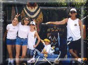 Dryclean Dave and his kids at Disneyland
