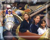 Dryclean Dave and his kids at Disneyland